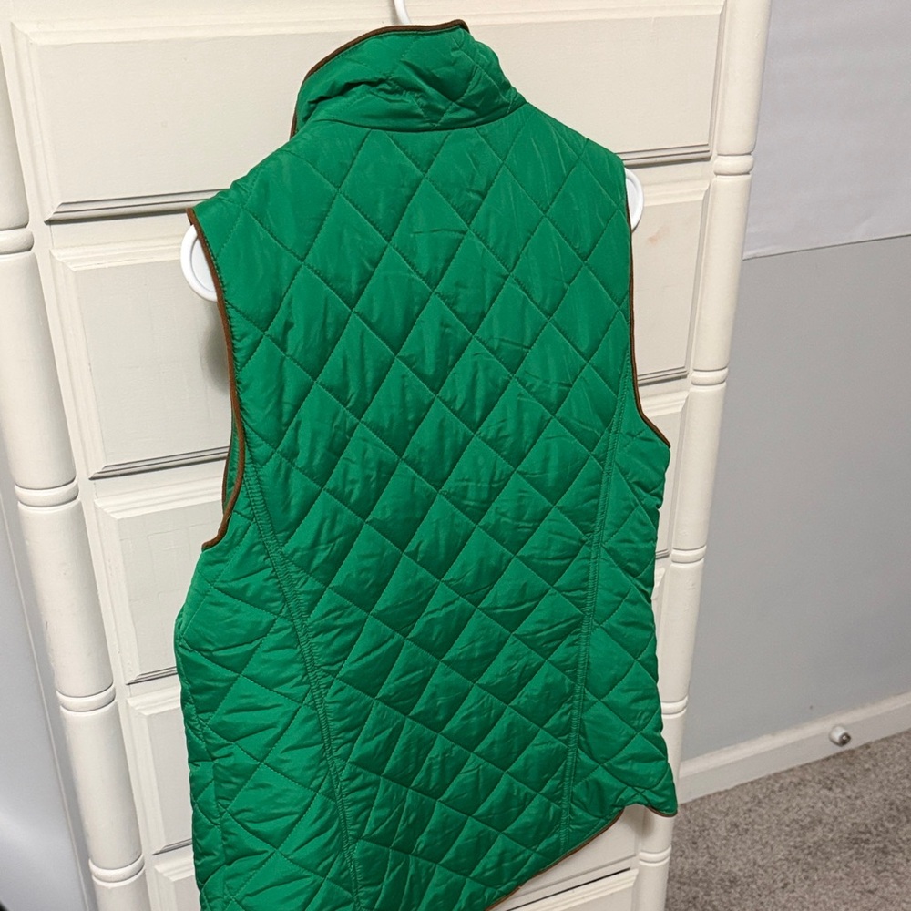 Crown & Ivy Green Quilted Vest - Picture 3 of 3